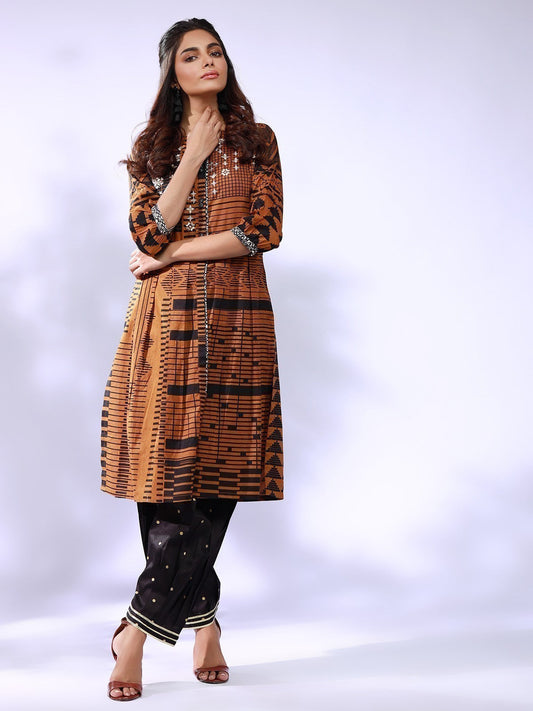 Edenrobe - Pret 1Pc Embroidered Lawn Shirt - EWTKE21-67178