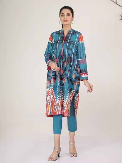 Edenrobe - Pret 2Pc Embroidered Cotton Shirt Trouser - EWTKE21-67366 (2-PCS)