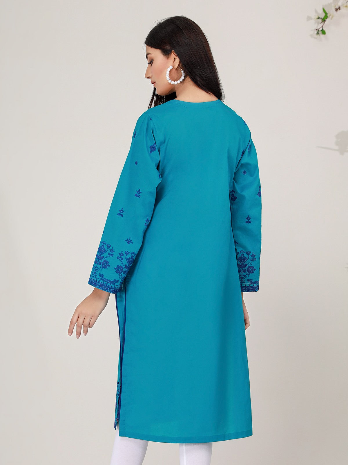 Edenrobe - Pret 1Pc Embroidered Lawn Shirt - EWTKE21-67430