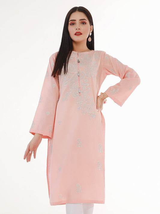 Edenrobe - Pret 1Pc Embroidered Lawn Shirt - EWTKE21-67443