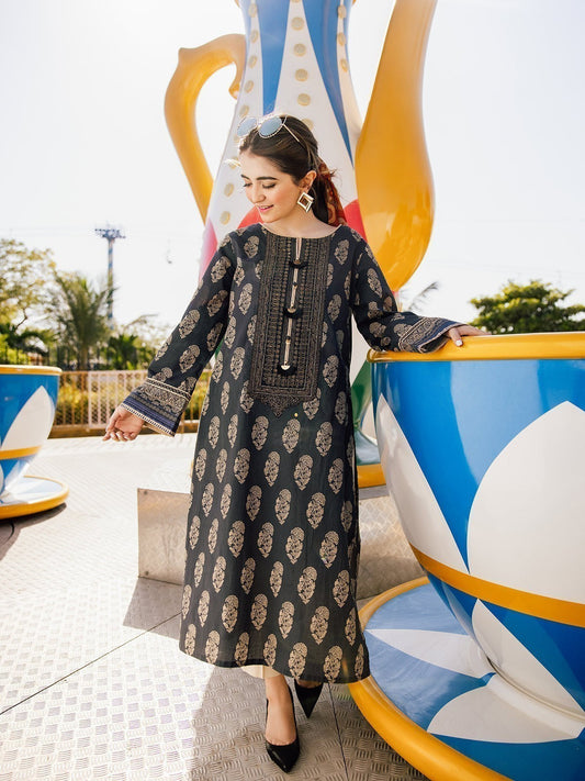 Edenrobe - Pret 1Pc Embroidered Lawn Shirt - EWTKE21-67466