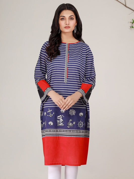 Edenrobe - Pret 1Pc Embroidered Lawn Shirt - EWTKE21-67504