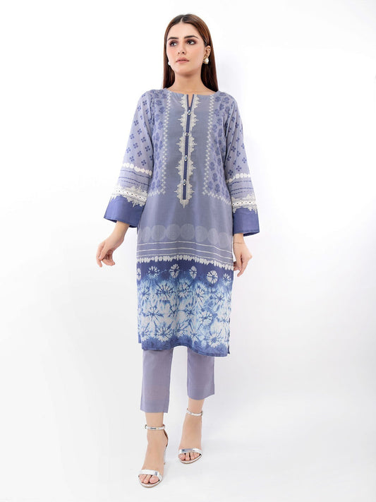 Edenrobe - Pret 2Pc Embroidered Lawn Shirt Trouser - EWTKE21-67506 (2PCS)