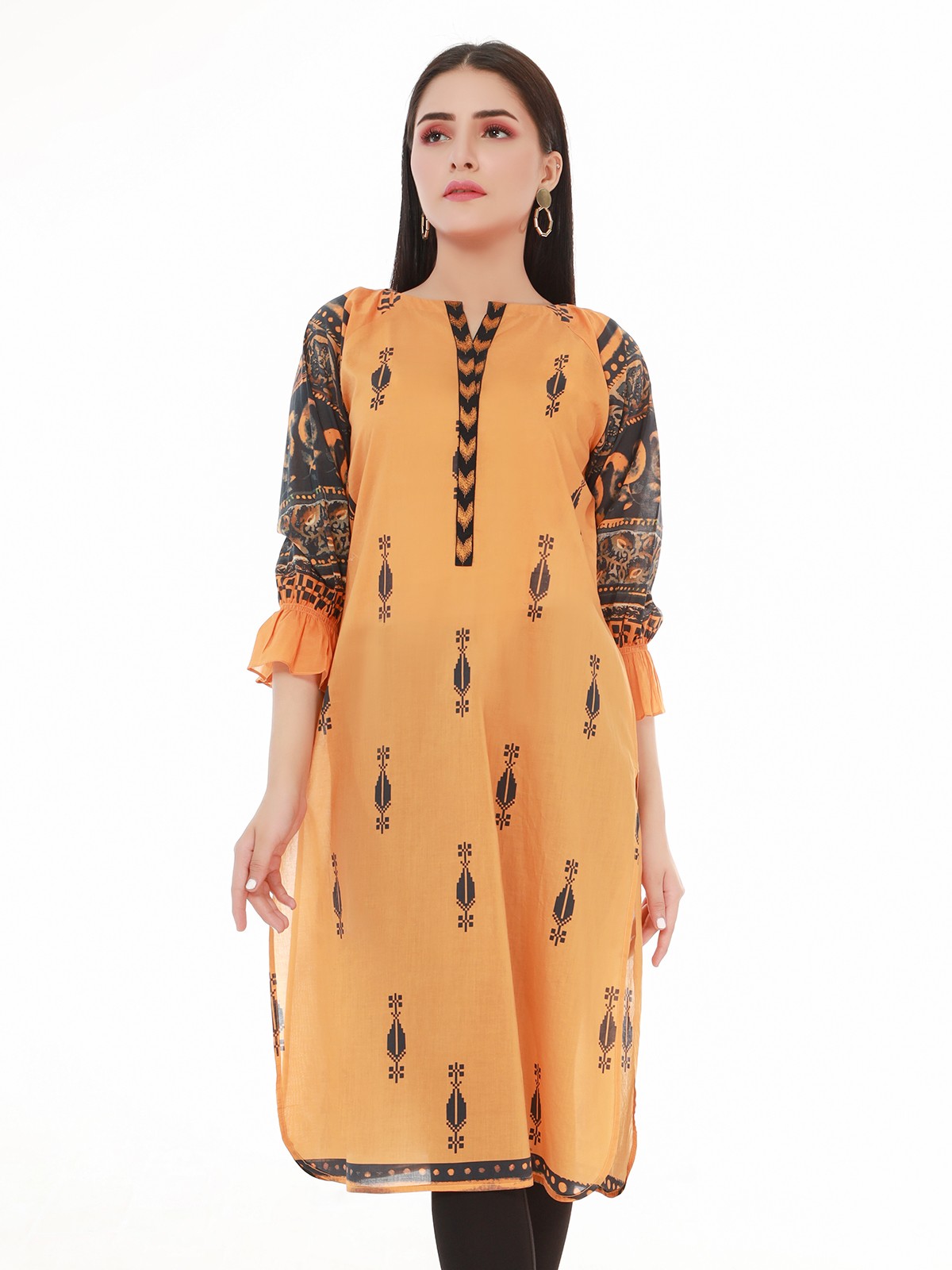 Edenrobe - Pret 1Pc Embroidered Lawn Shirt - EWTKE21-67507