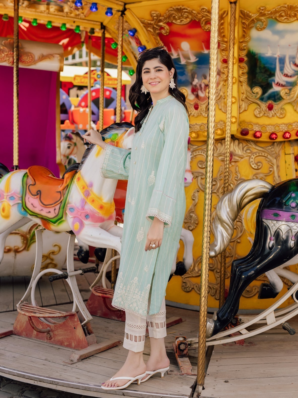 Edenrobe - Pret 1Pc Embroidered Lawn Shirt - EWTKE21-67545