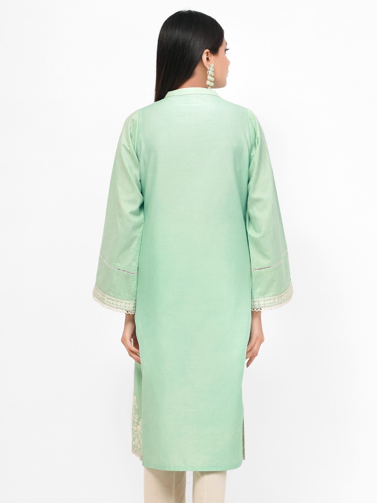 Edenrobe - Pret 1Pc Embroidered Lawn Shirt - EWTKE21-67545