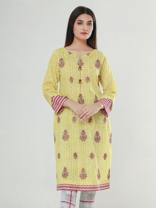 Edenrobe - Pret 2Pc Embroidered Lawn Shirt Trouser - EWTKE21-67555 (2-PCS)