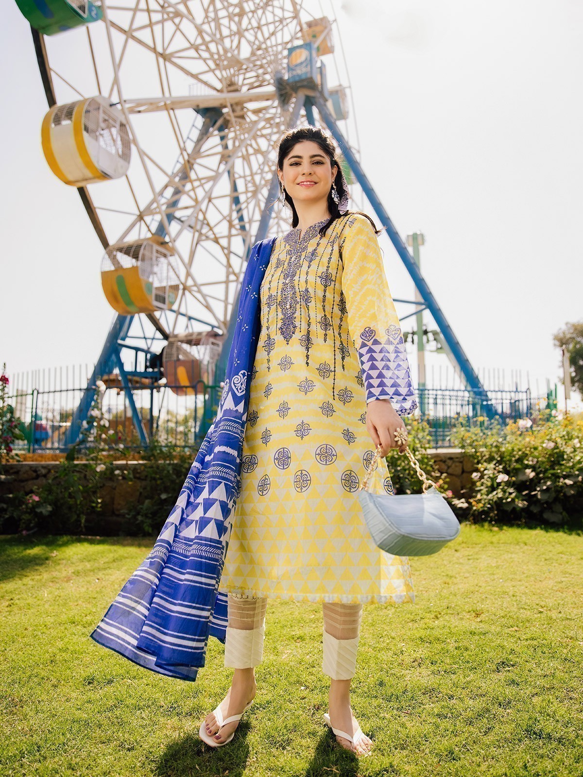 Edenrobe - Pret 2Pc Embroidered Lawn Shirt Dupatta - EWTKE21-67557 (2-PCS)