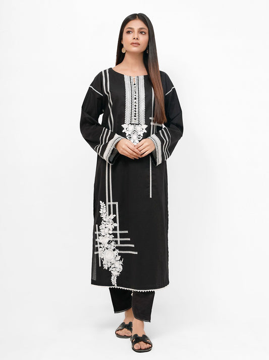 Edenrobe - Pret 1Pc Embroidered Lawn Shirt - EWTKE21-67747