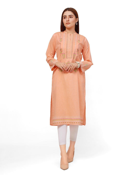 Edenrobe - Pret 1Pc Printed Chambray Shirt - EWTKP21-67729