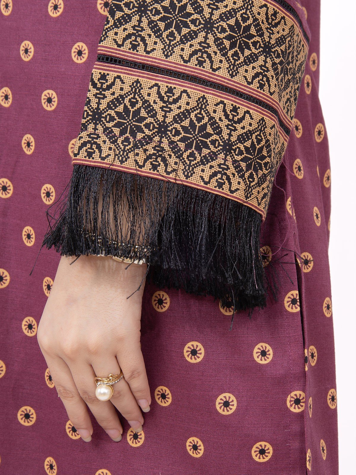 Edenrobe - Pret 1Pc Printed Khaddar Shirt - EWTKP21-68136