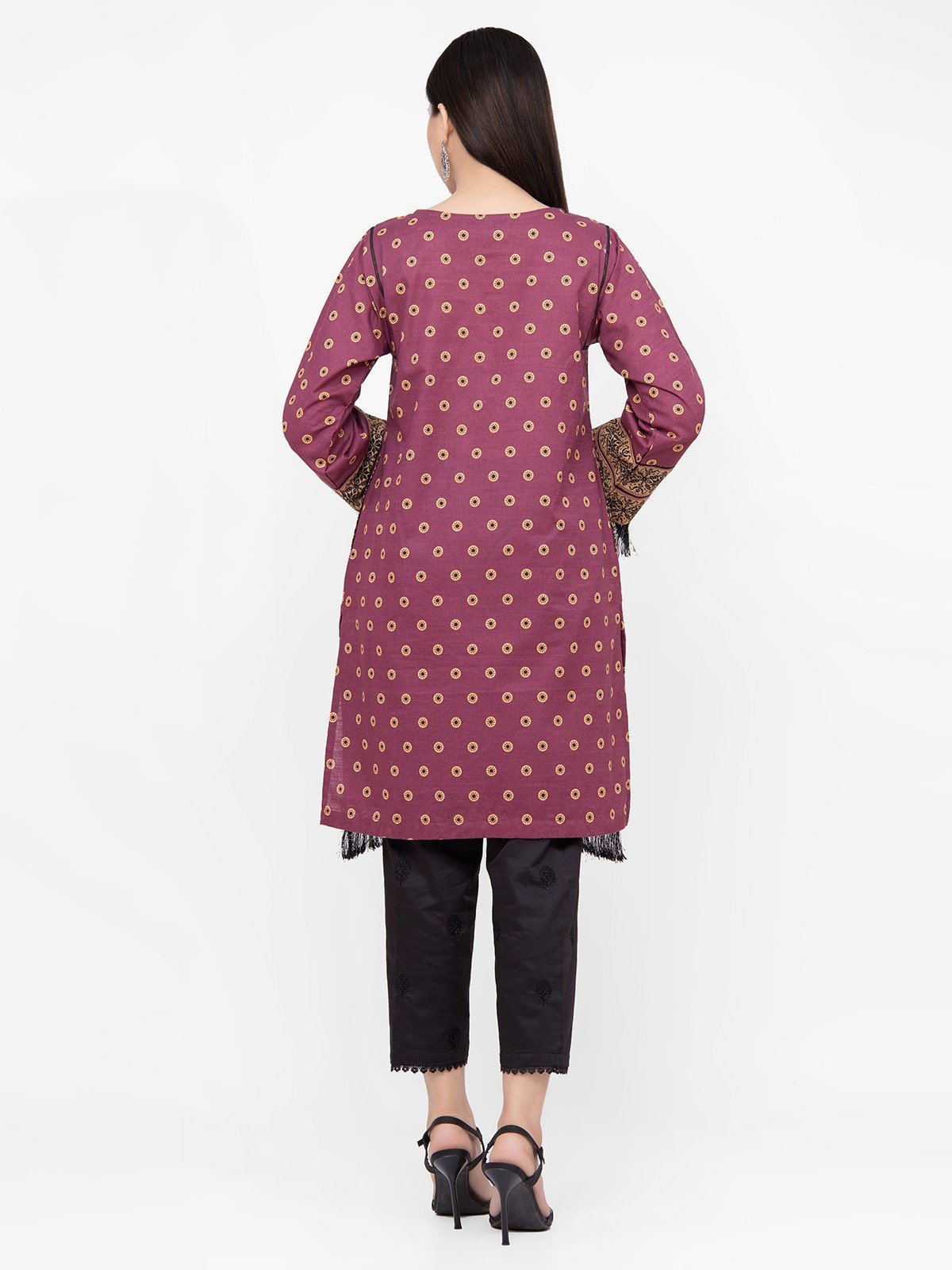 Edenrobe - Pret 1Pc Printed Khaddar Shirt - EWTKP21-68136