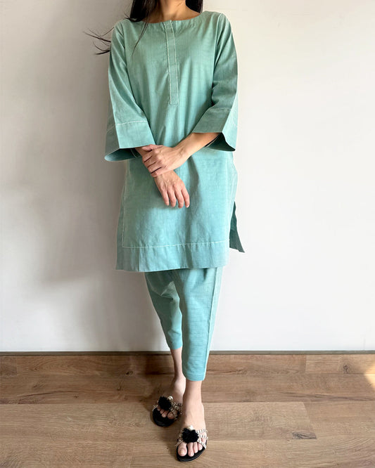Ayesha Naveed - Aria Set - blue