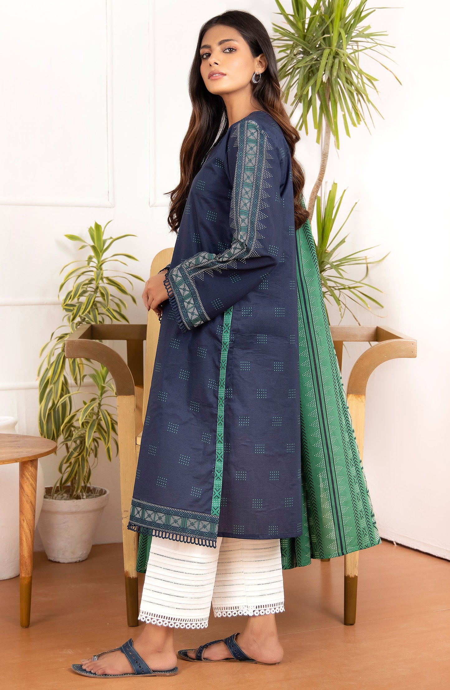 Orient - Unstitched 2 Piece Printed Lawn Shirt And Lawn Dupatta
