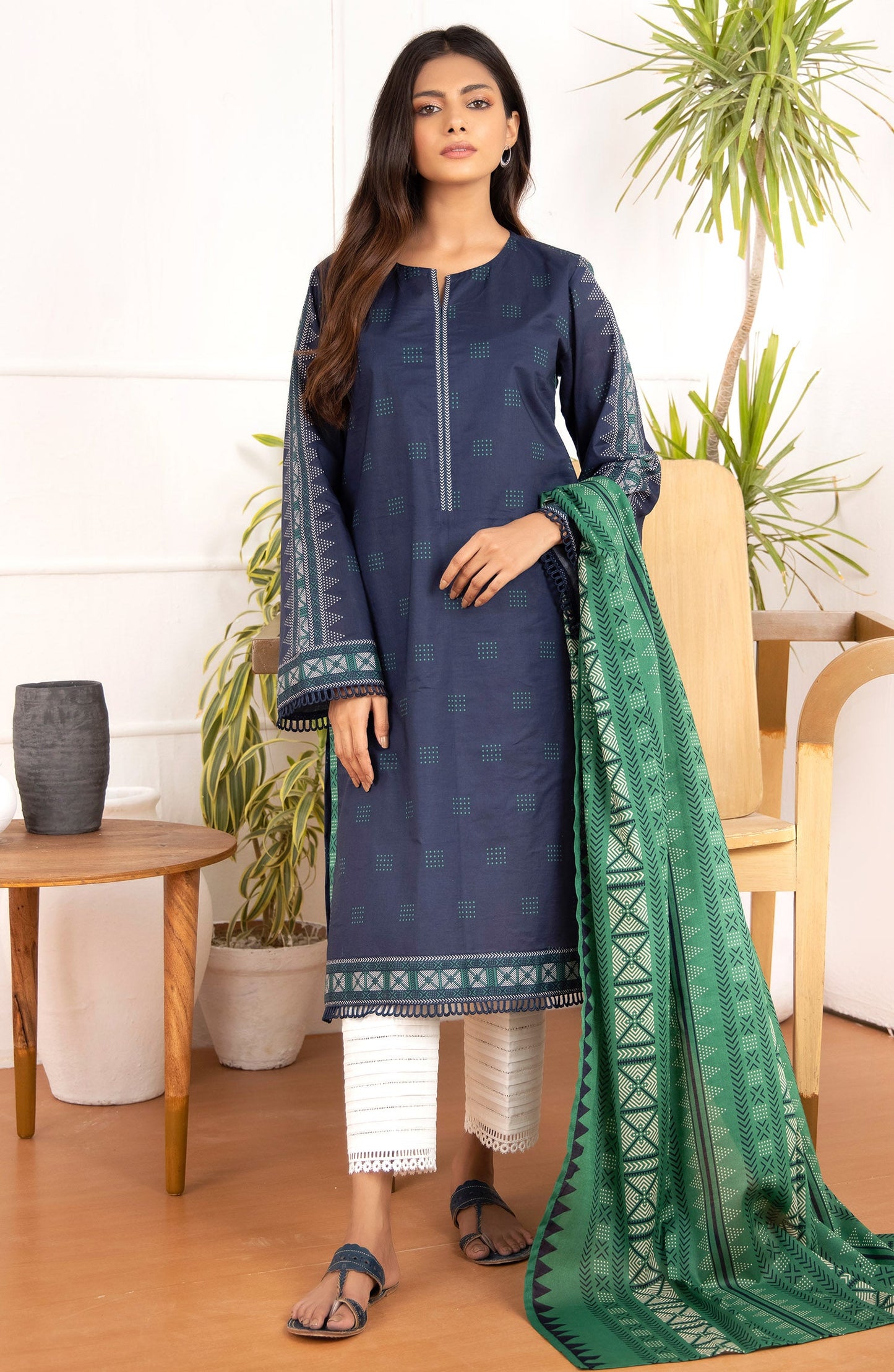 Orient - Unstitched 2 Piece Printed Lawn Shirt And Lawn Dupatta