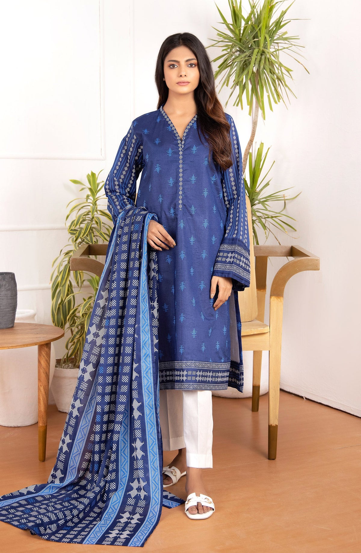 Orient - Unstitched 2 Piece Printed Lawn Shirt And Lawn Dupatta