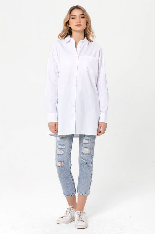 BTW - OVERSIZED BUTTON DOWN