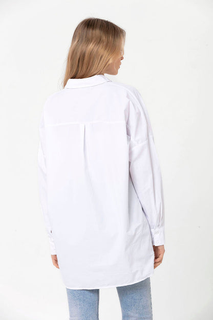 BTW - OVERSIZED BUTTON DOWN