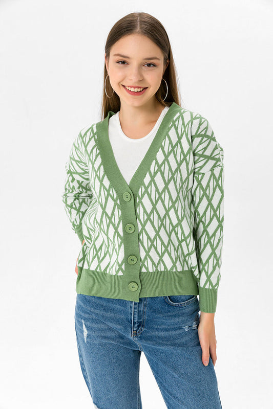 BTW - V BUTTON DOWN CARDIGEN