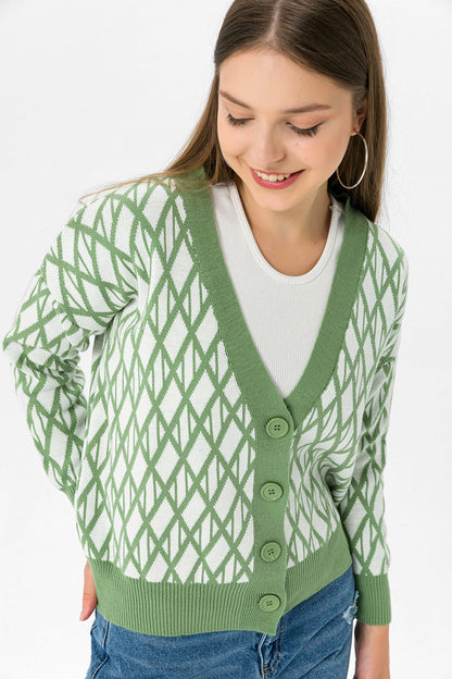 BTW - V BUTTON DOWN CARDIGEN