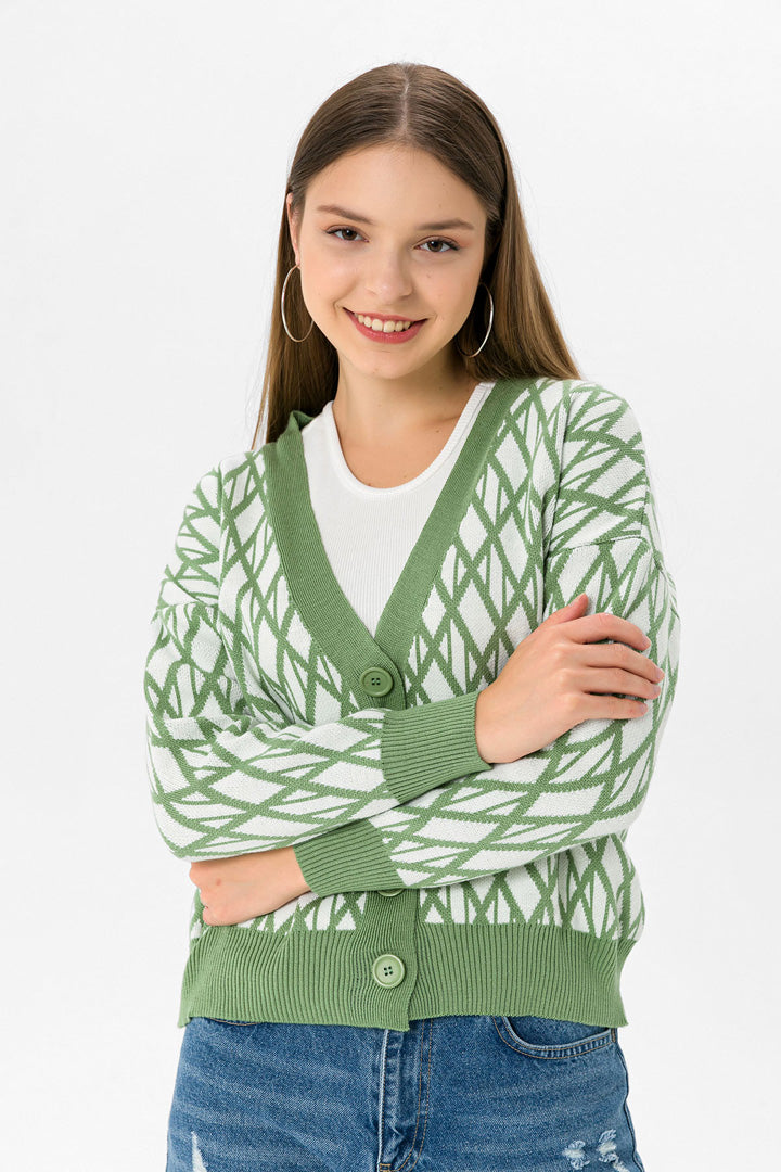 BTW - V BUTTON DOWN CARDIGEN