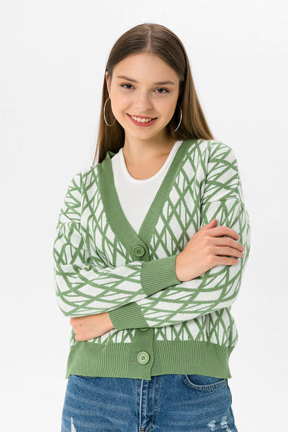 BTW - V BUTTON DOWN CARDIGEN