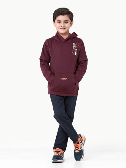 Edenrobe - Boy's Plum Hoodie - EBTH22-007