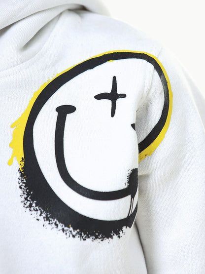 Edenrobe - Boy's Off White Hoodie - EBTH22-008