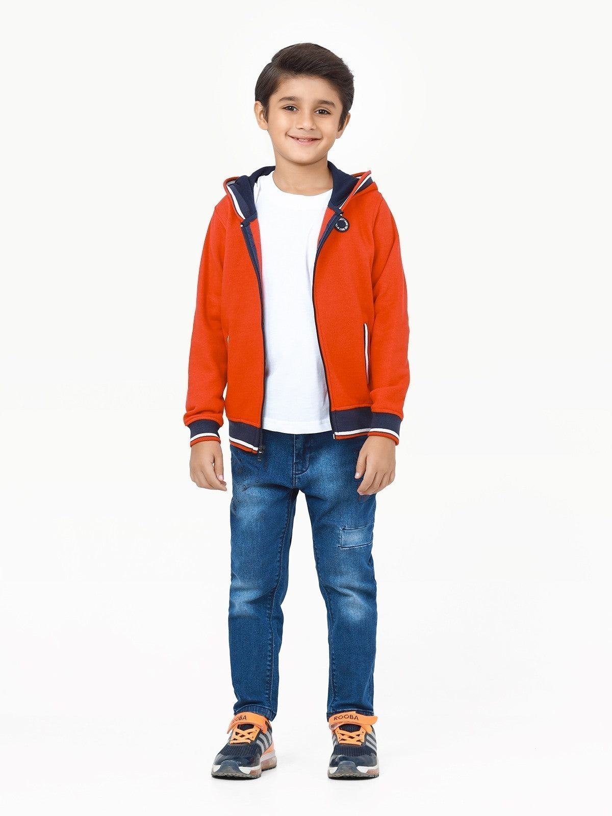 Edenrobe - Boy's Red Hoodie - EBTH22-012