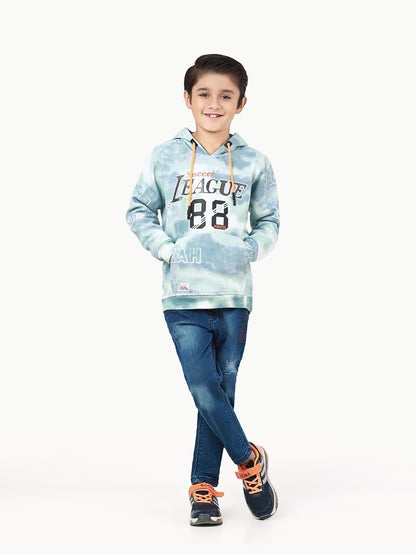 Edenrobe - Boy's Light Blue Hoodie - EBTH22-016