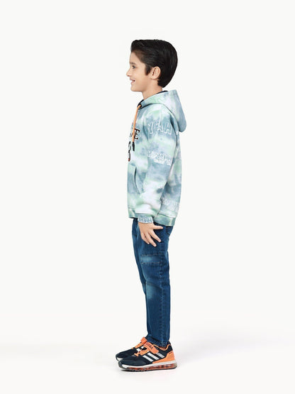 Edenrobe - Boy's Light Blue Hoodie - EBTH22-016