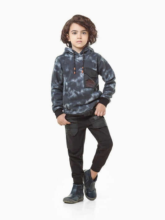 Edenrobe - Boy's Dark Grey Hoodie - EBTH22-023