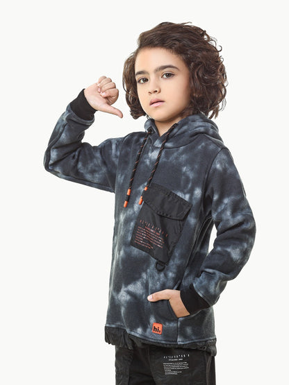 Edenrobe - Boy's Dark Grey Hoodie - EBTH22-023