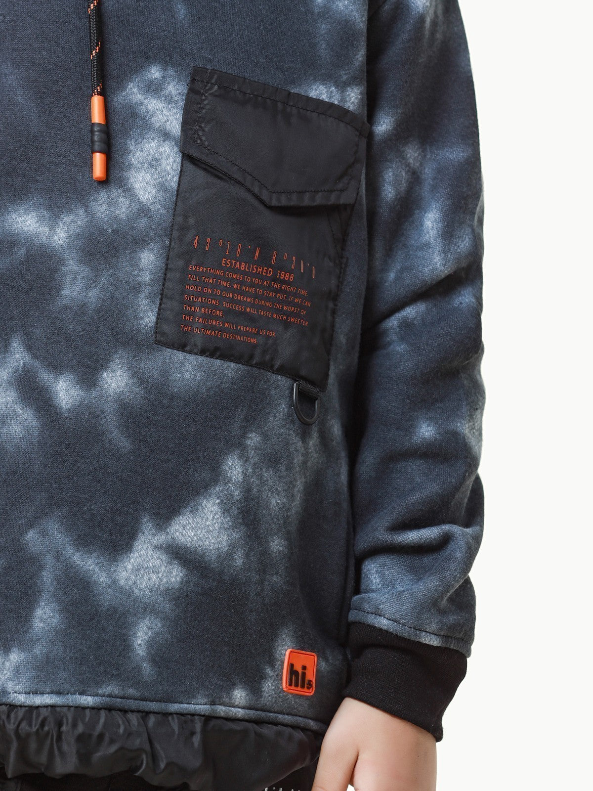 Edenrobe - Boy's Dark Grey Hoodie - EBTH22-023