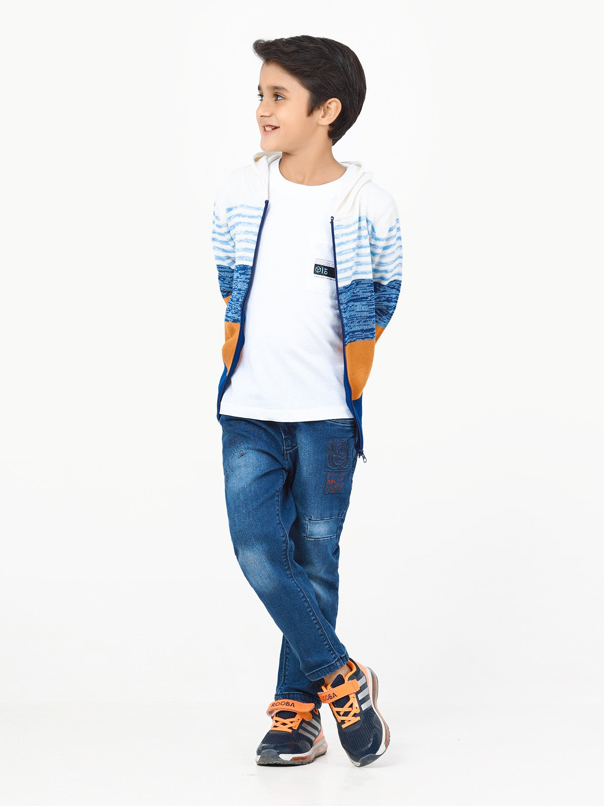 Edenrobe - Boy's Multi Sweater - EBTSWT22-017