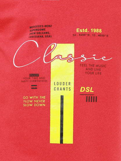 Edenrobe - Boy's Red Sweatshirt - EBTSS21-002