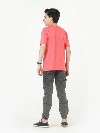 Edenrobe - Boy's Coral T-Shirt - EBTTS22-008
