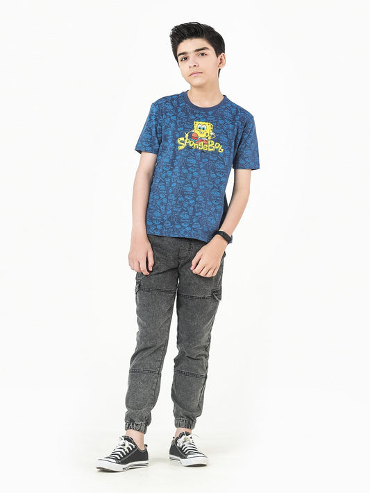 Edenrobe - Boy's Blue T-Shirt - EBTTS22-021