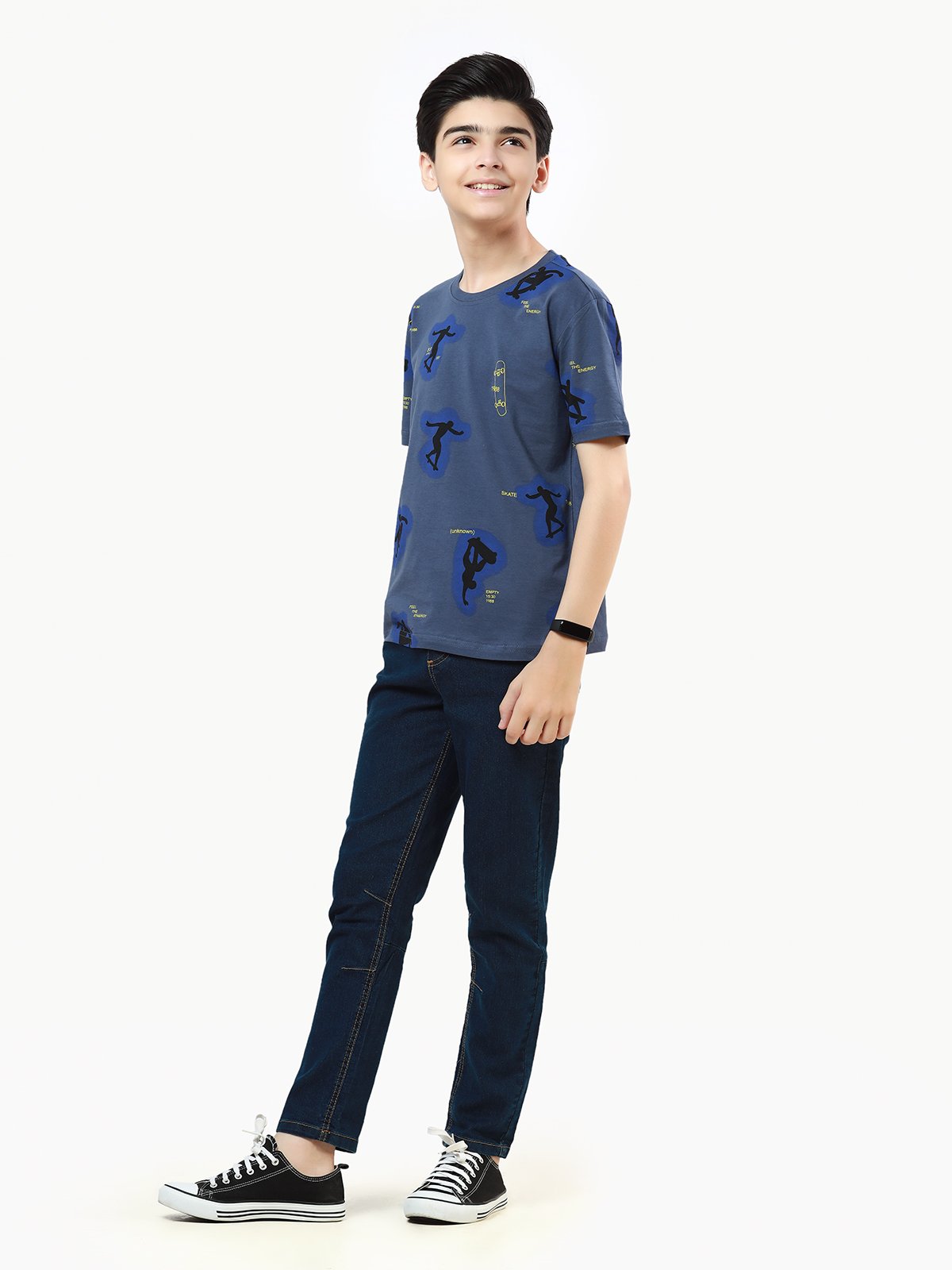 Edenrobe - Boy's Deep Purple T-Shirt - EBTTS22-025