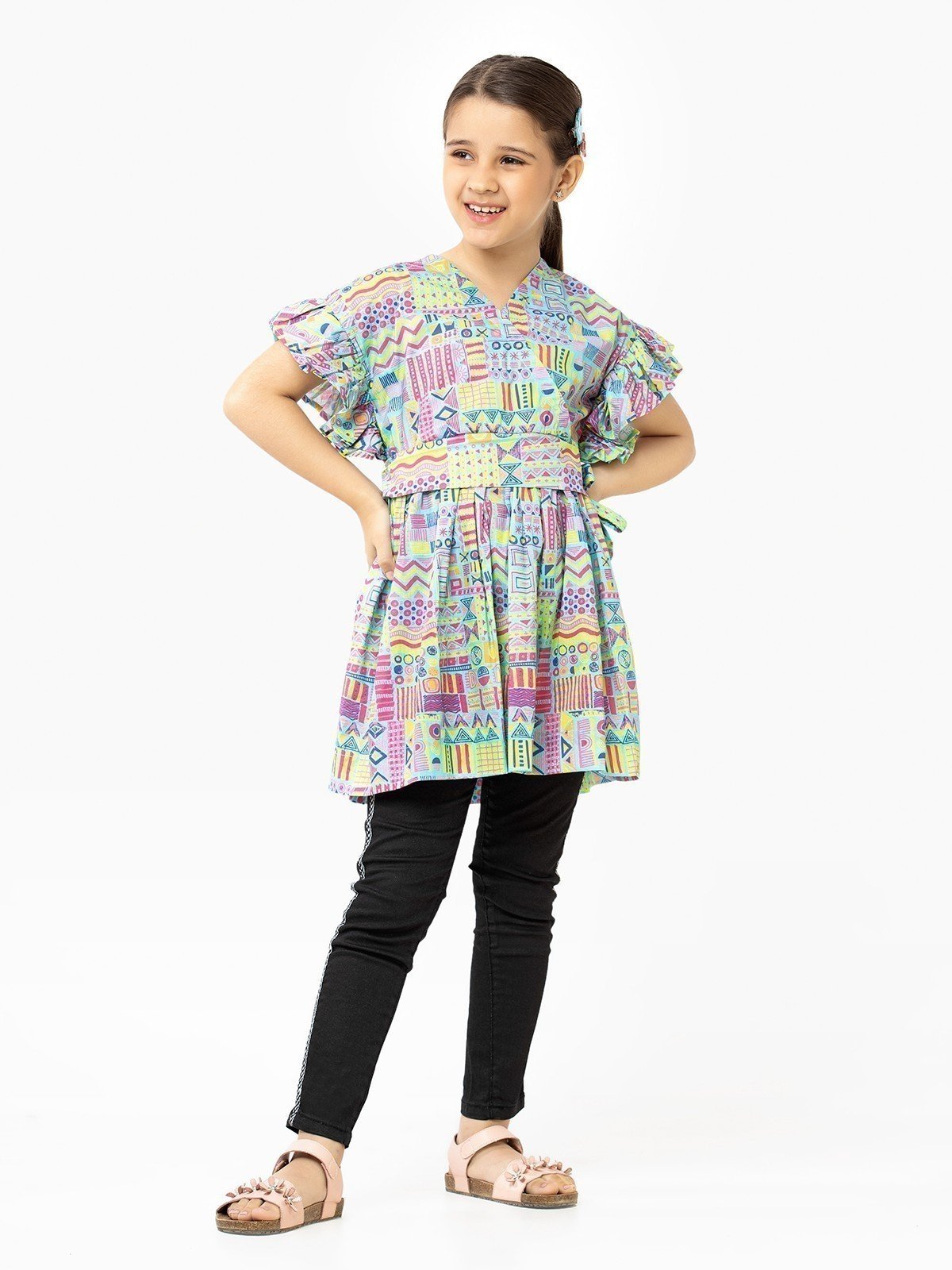 Edenrobe - Girl's Multi Frock - EGTFW21S-281