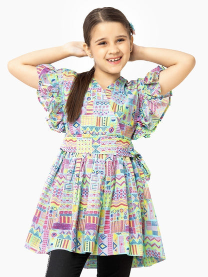 Edenrobe - Girl's Multi Frock - EGTFW21S-281