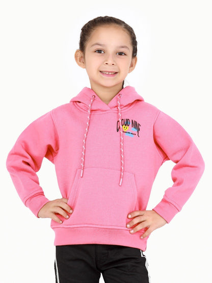 Edenrobe - Girl's Pink Hoodie - EGTH22-002