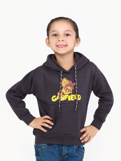 Edenrobe - Girl's Grey Hoodie - EGTH22-003