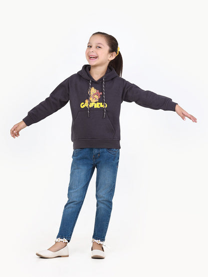 Edenrobe - Girl's Grey Hoodie - EGTH22-003
