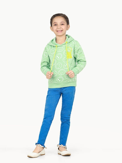 Edenrobe - Girl's Mint Green Hoodie - EGTH22-005