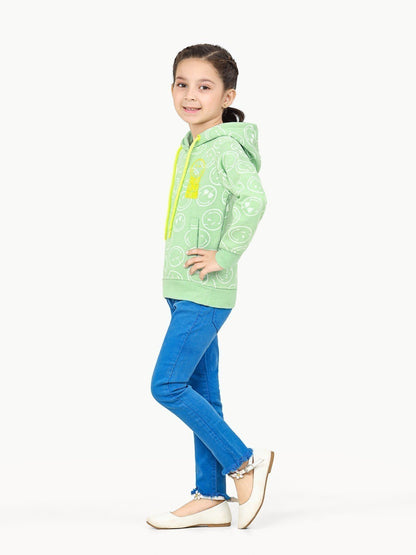Edenrobe - Girl's Mint Green Hoodie - EGTH22-005