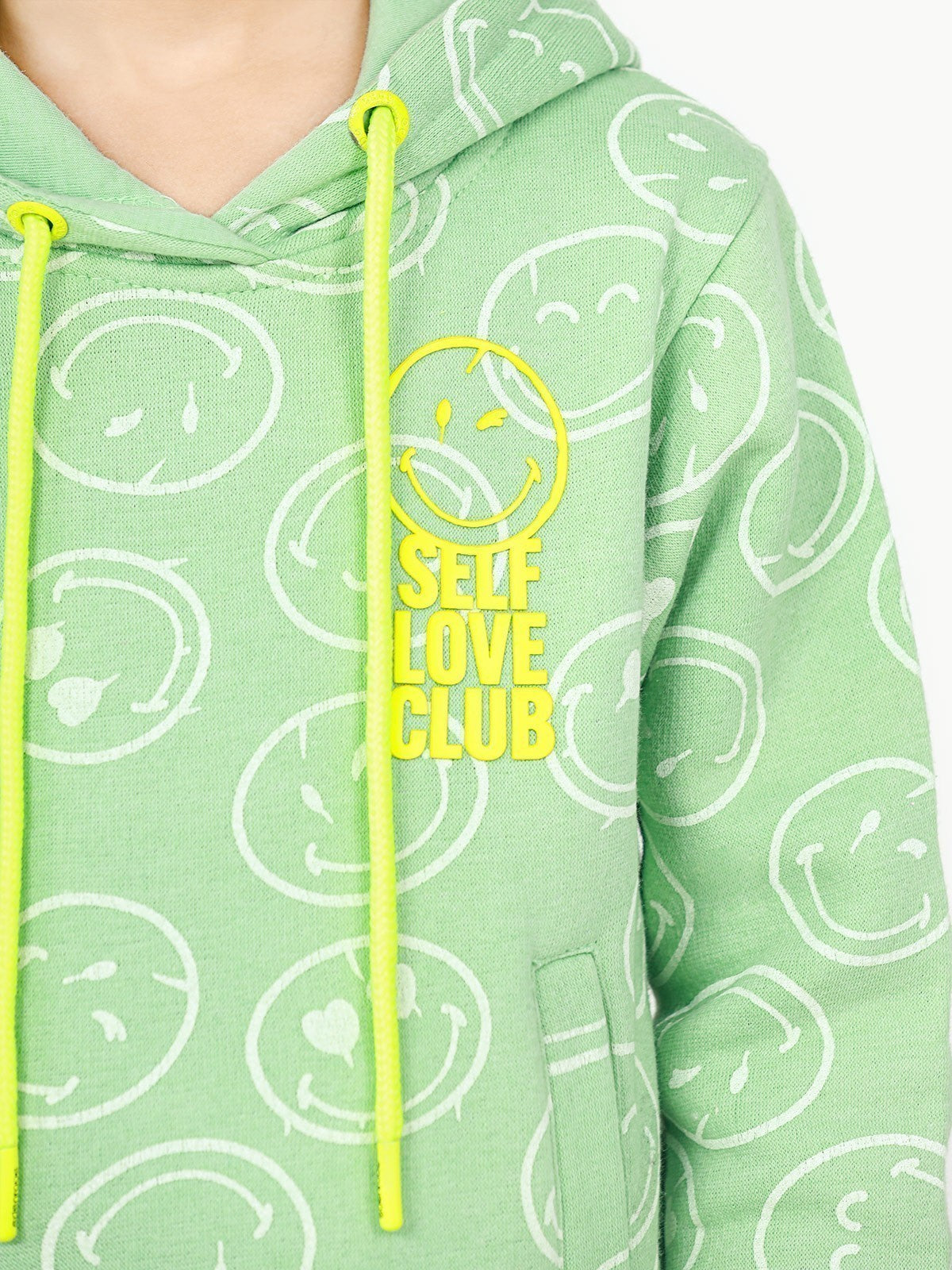 Edenrobe - Girl's Mint Green Hoodie - EGTH22-005