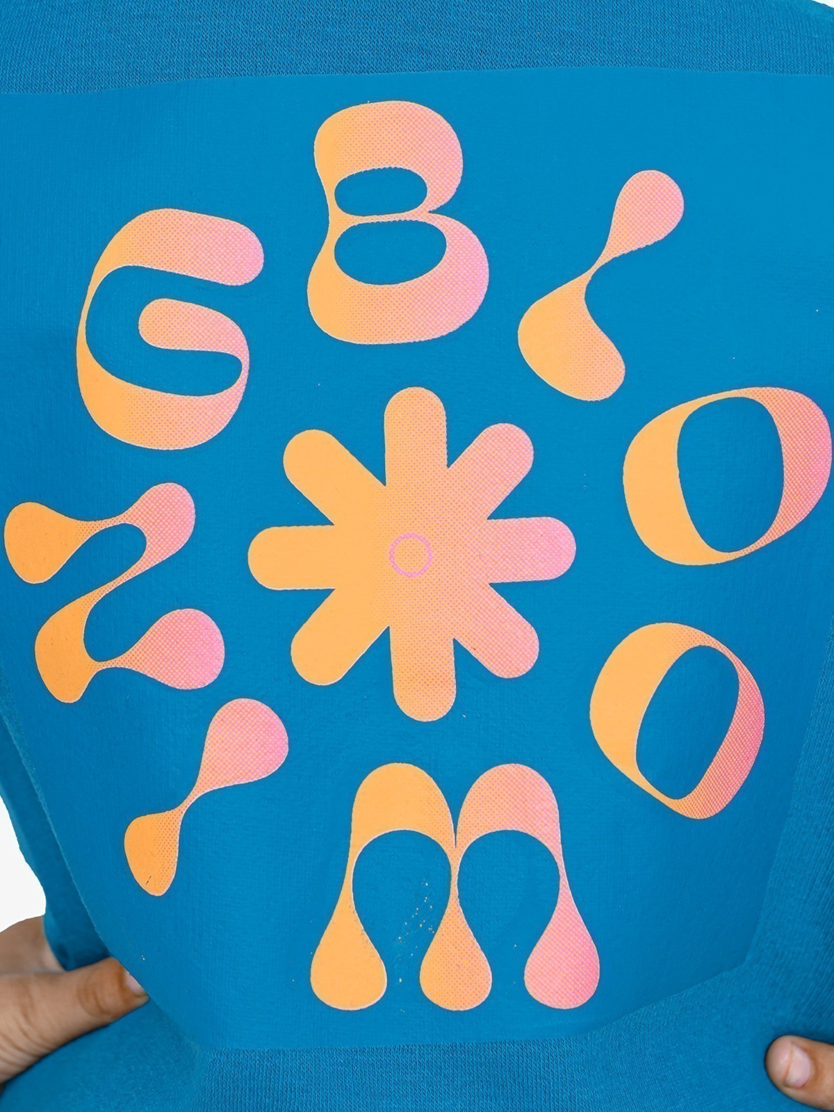 Edenrobe - Girl's Teal Blue Hoodie - EGTH22-006