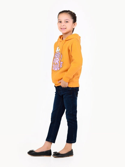 Edenrobe - Girl's Orange Hoodie - EGTH22-009