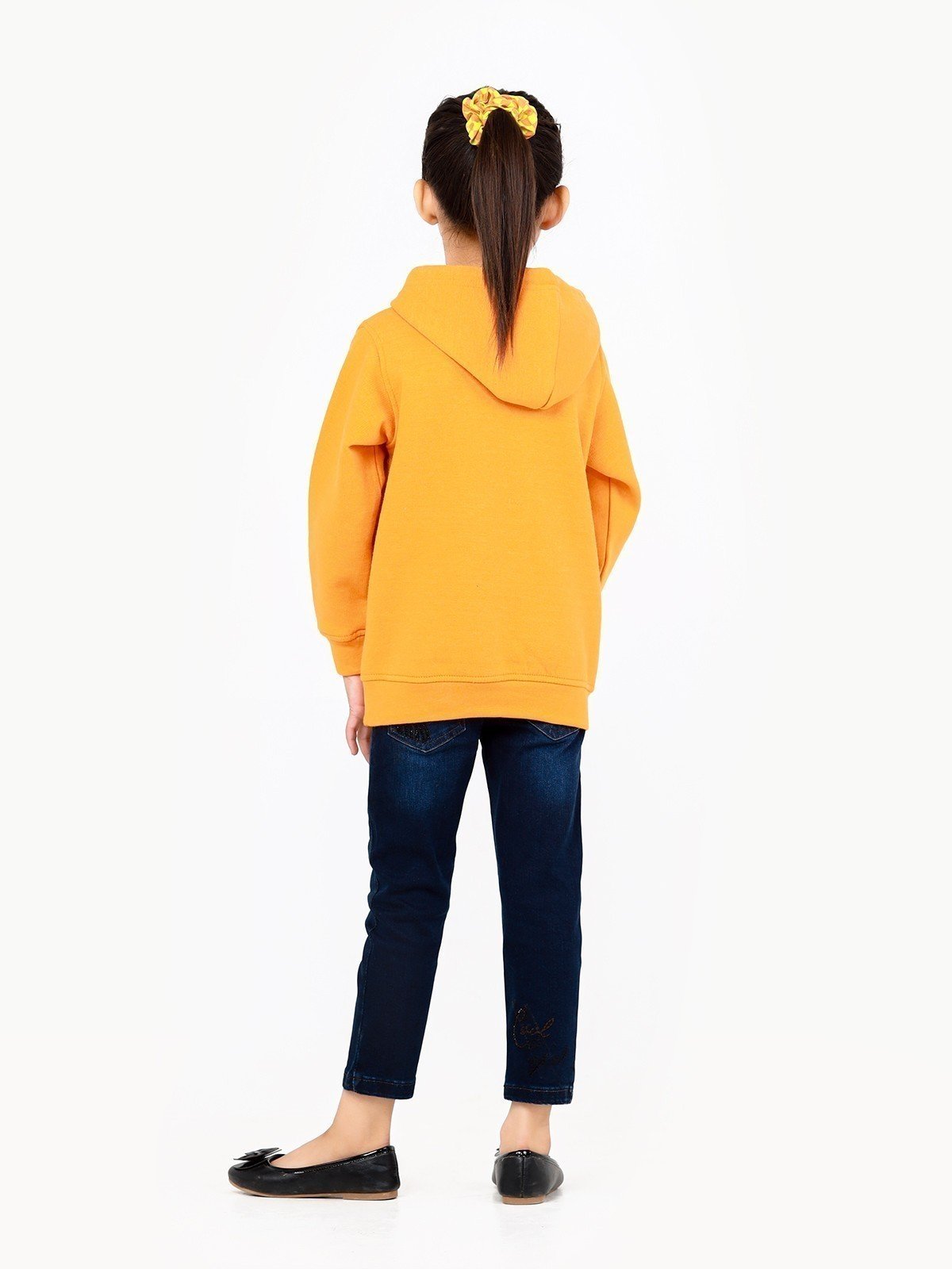 Edenrobe - Girl's Orange Hoodie - EGTH22-009